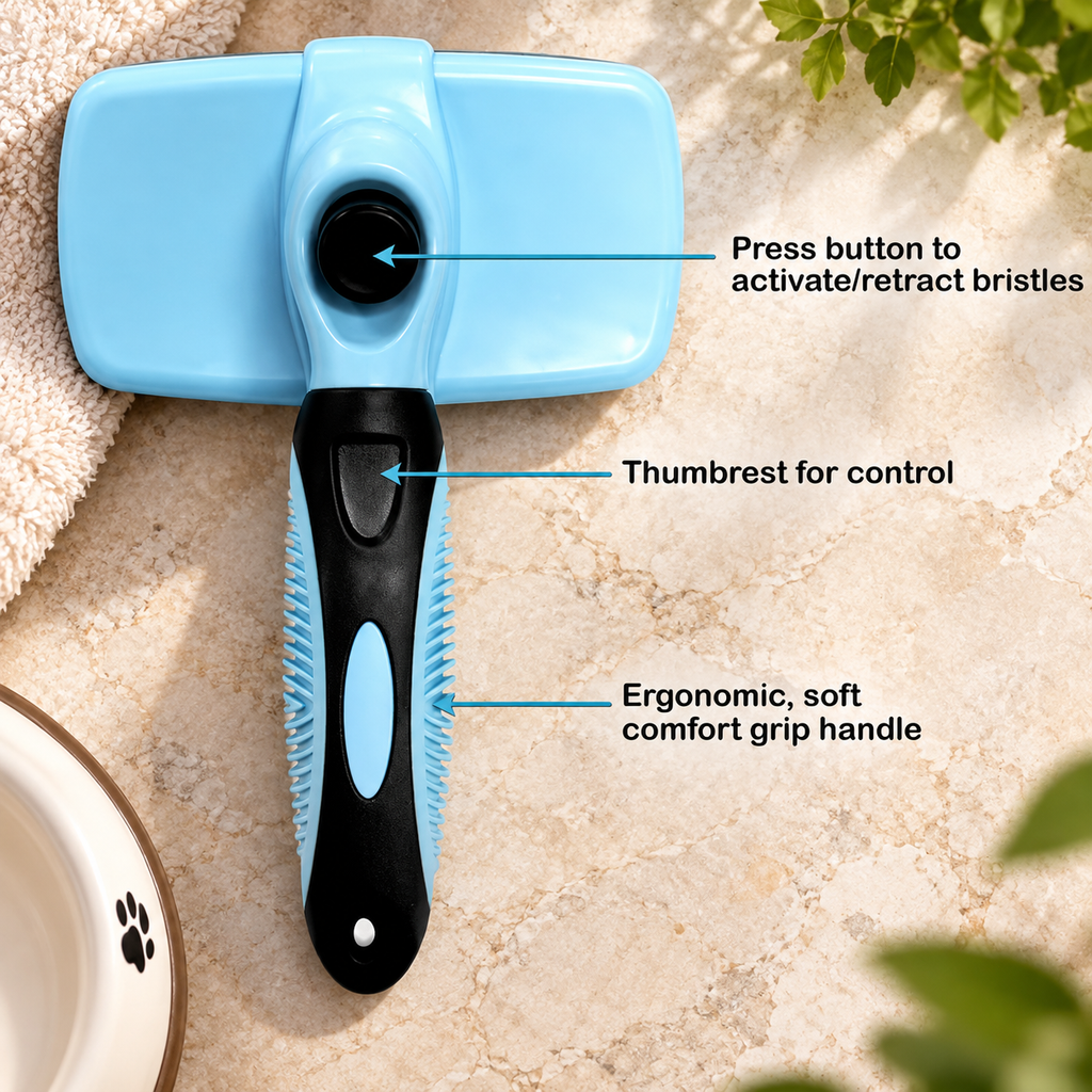 Retractable Slicker Brush