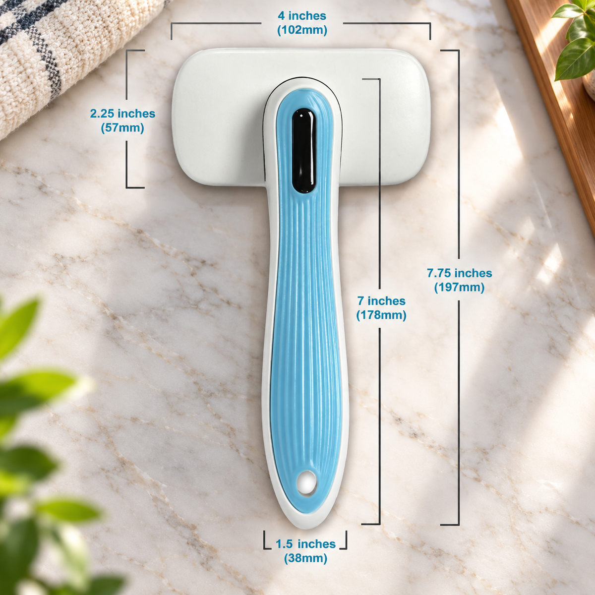 Self-Cleaning Slicker Brush