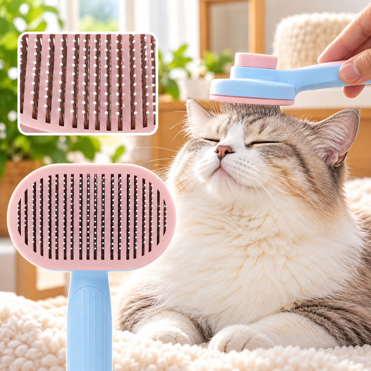 Gentle Pet Grooming Brush