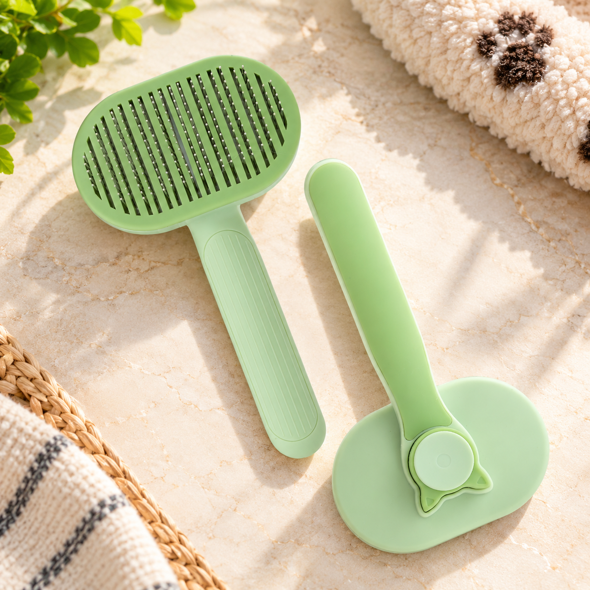 Gentle Pet Grooming Brush