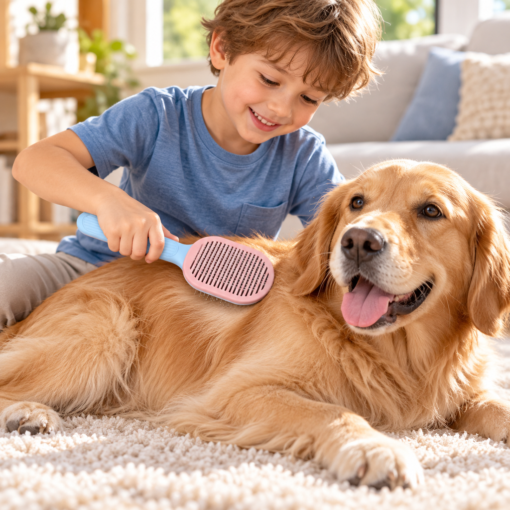 Gentle Pet Grooming Brush