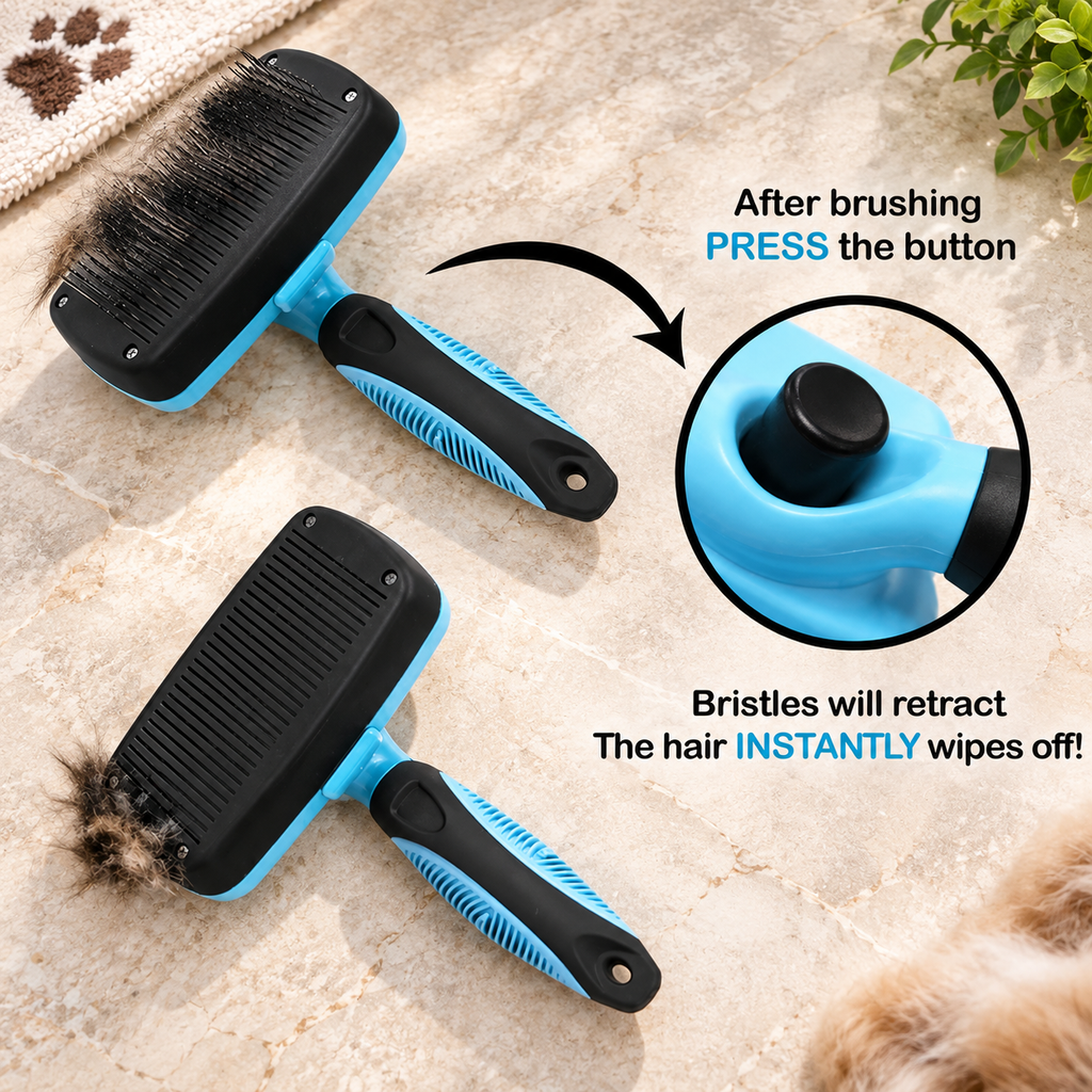 Retractable Slicker Brush